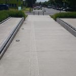 View of the ramp facing the sidewalk