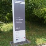 Picture of the signpost for the building